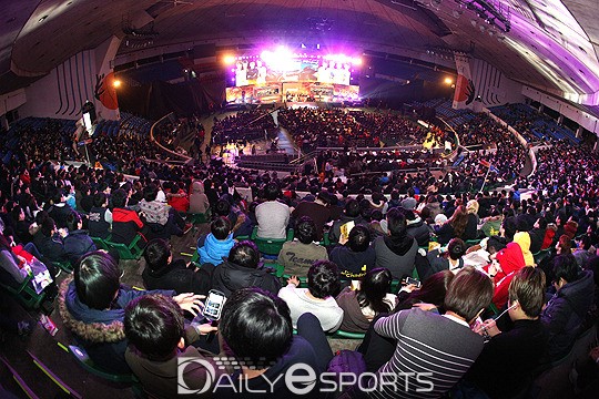 [포토] 잠실학생체육관에 가득 찬 던파&사이퍼즈 관중