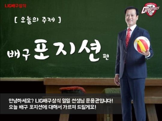 배구상식.....배구 포지션