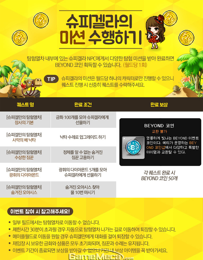 무자본 유저를 위해 컴백! 메이플스토리 니할사막의 무역왕