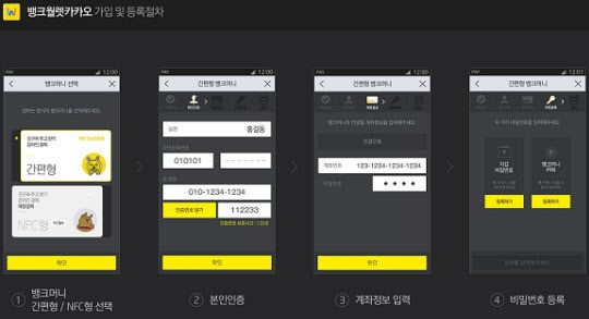 [체험기] 카톡 모바일지갑 뱅크월렛카카오 사용해보니