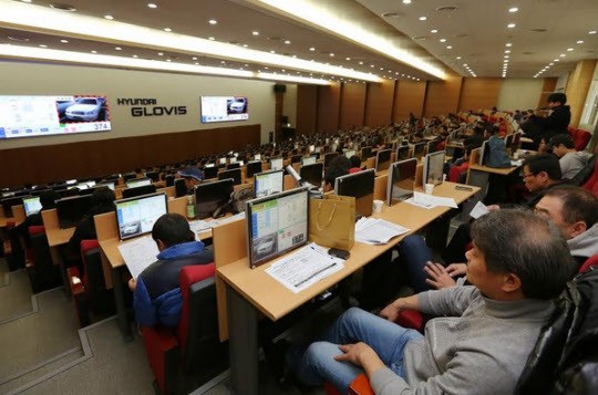 [르포] 요르단 미생들 몰려오는 시흥 중고차 경매장