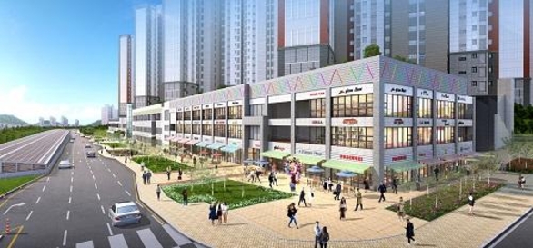 스트리트형 상업시설 신동백 두산위브더제니스 애비뉴 분양 예정