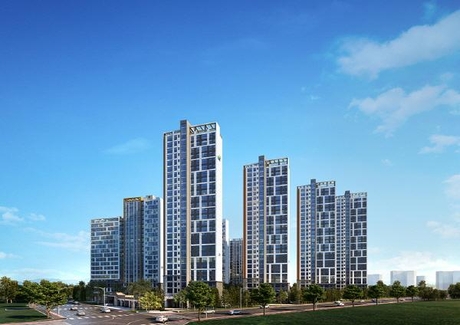 희망 아파트 투시도