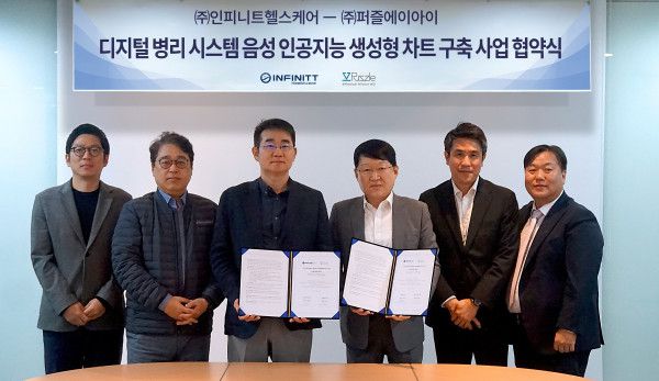인피니트헬스케어·퍼즐에이아이, 디지털 병리 솔루션 개발 위해 협력한다