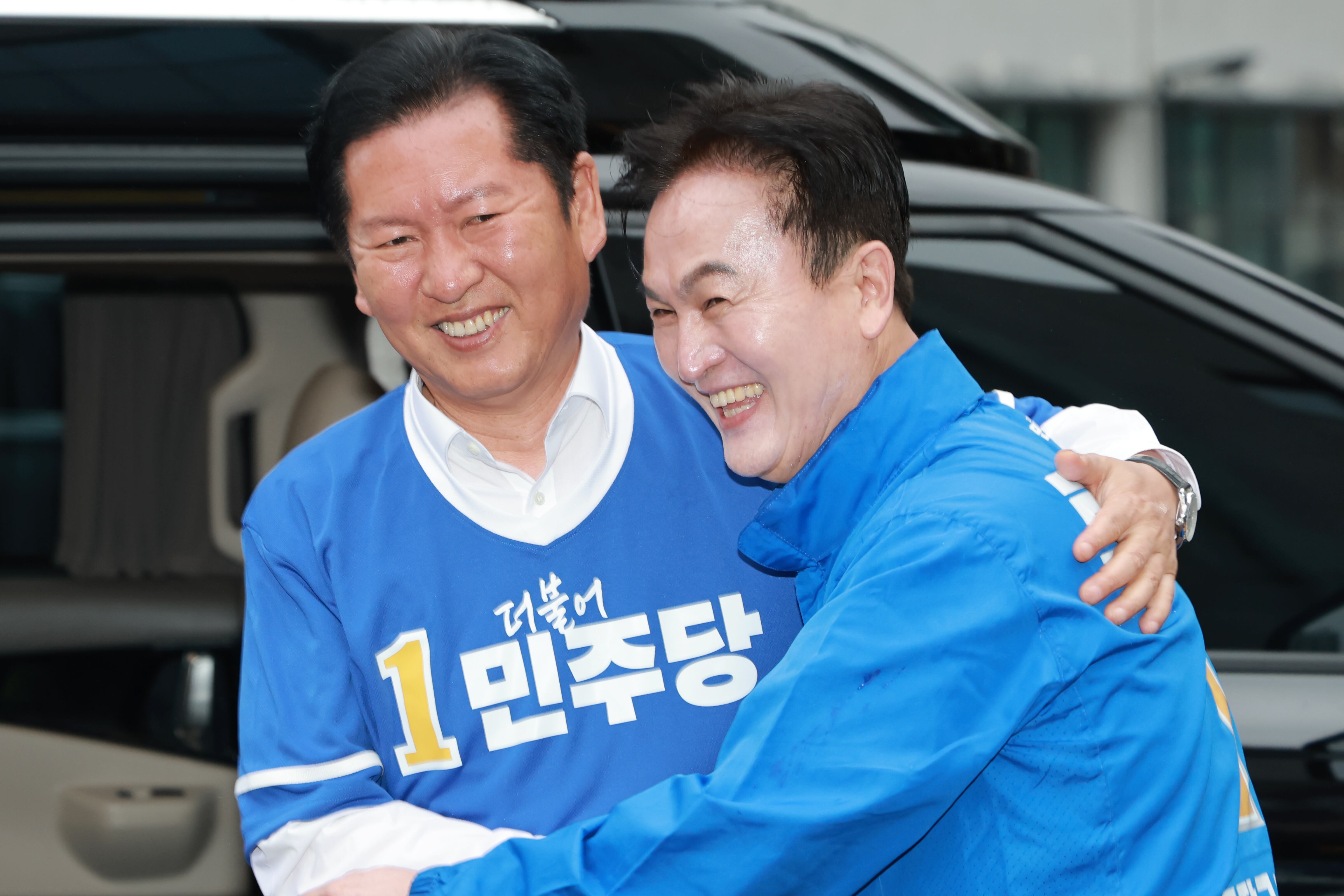정청래, 선거운동 첫날 ‘동작구 류삼영’ 지원… 오후엔 충청권 공략