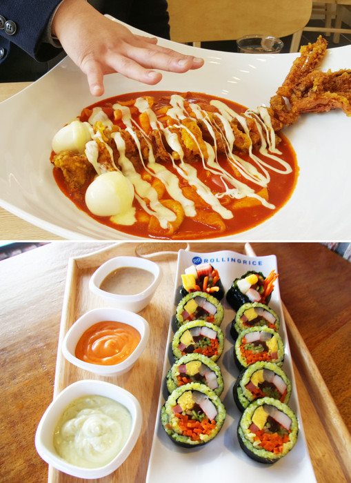 찍어먹는 김밥과 대왕 떡볶이로 든든한 한끼 챙기세요