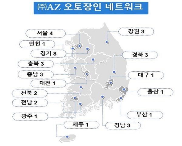 자동차 정비 업체 AZ, 오토미션수리 등 3개 전문 사업부 런칭