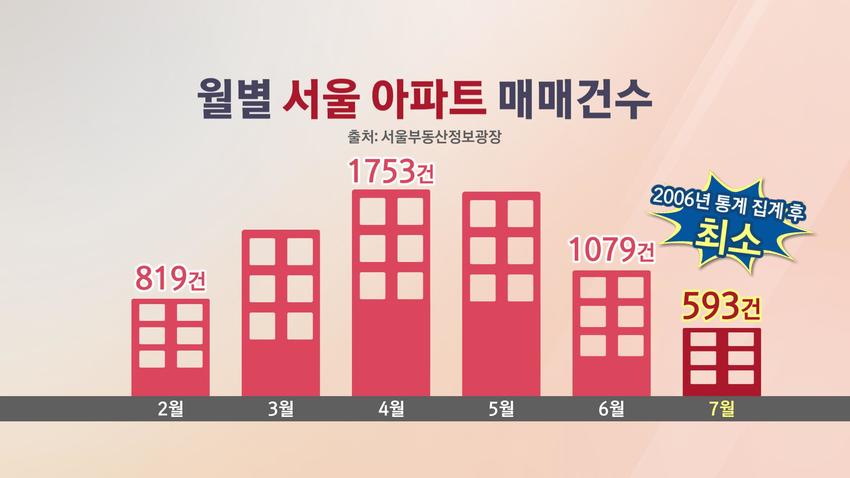 한 달 새 거래 ‘반토막’...영끌 몰린 ‘노도강’ 수억 원 ‘뚝뚝’
