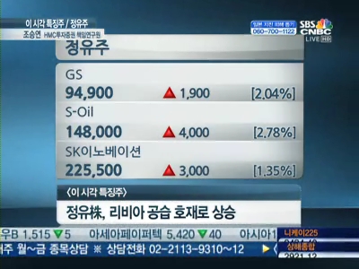 [이시각특징주]정유주, 업황호황에 日반사이익까지 룰루랄라