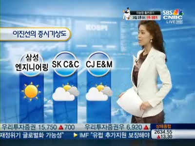 [증시기상도]삼성엔지니어링맑음··SK C&C·CJ E&M구름에 해
