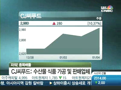 [종목배틀]CJ씨푸드, 안정적 매출처 확보…시작도 안했다