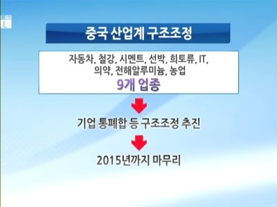 中 산업계 구조조정 빅뱅…한국기업 대비해야