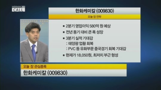 [관심주] 먹구름 걷은 태양광 시장, 한화케미칼 쨍쨍