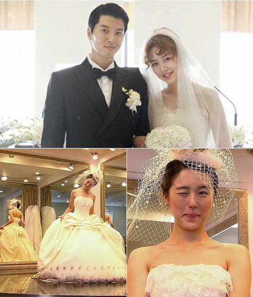 윤은혜 웨딩드레스…6년 전과 비교해도 ‘불변의 청순미’