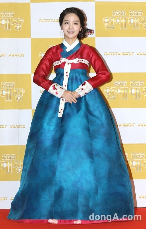 [동아포토] ‘2013 KBS 연예대상’ 송소희, 국악소녀의 단아한 한복자태