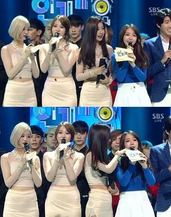 걸스데이 ‘인기가요’ 1위, ‘음악중심’ 이어…민아 감격의 눈물