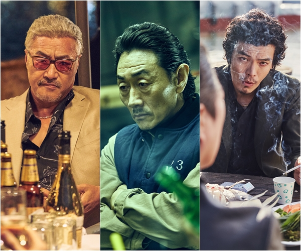‘불한당’ 이경영-허준호-김성오, 시선 강탈 삼인방