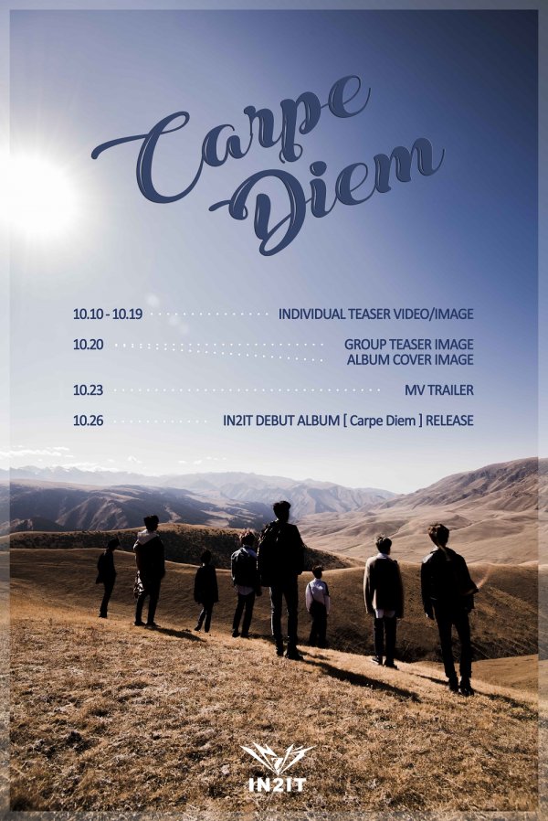 IN2IT, 26일 데뷔 확정…스케줄 포스터+현욱 티저 공개 [공식]