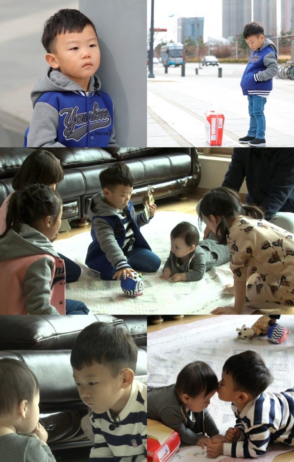 [DAY컷] ‘슈돌’ 오남매 막둥이 시안 폭탄발언? “아빠, 동생 갖고파”