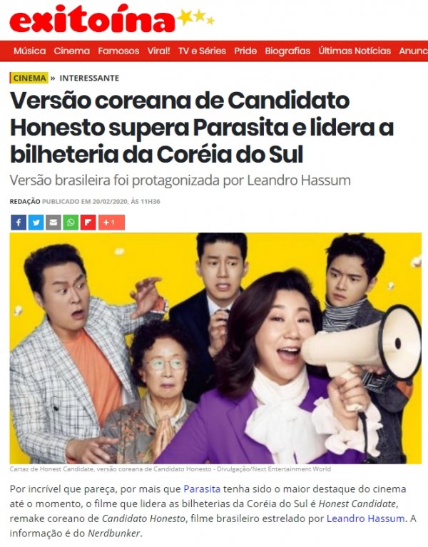 ‘정직한 후보’ 원작 제작진 “韓 코로나19 사태 안타까워, 잘 이겨내길”