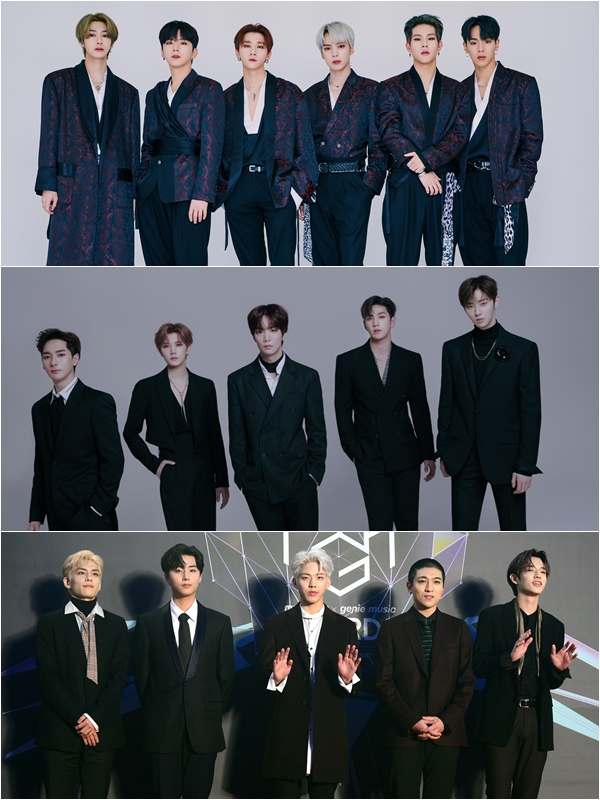 [DA:이슈] 몬스타엑스vs뉴이스트vs데이식스, 5월 11일 ‘삼파전’ 어게인