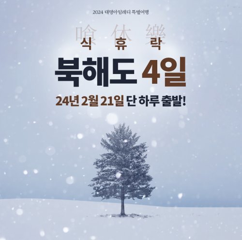 대명아임레디, 일본 홋카이도 겨울 여행 패키지 출시
