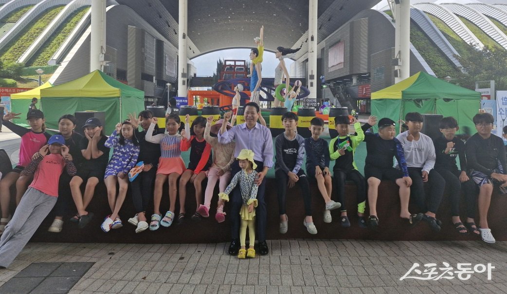 박성현 여수광양항만공사 사장, 엑스포 물 축제 현장 방문