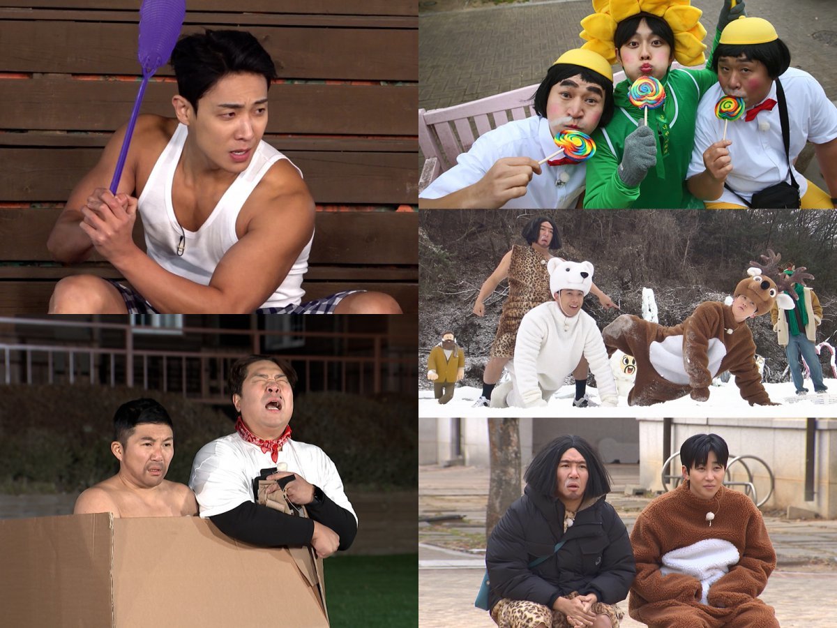 김종민→이준 하의까지 탈의…단체 파격 노출 감행 (1박 2일)