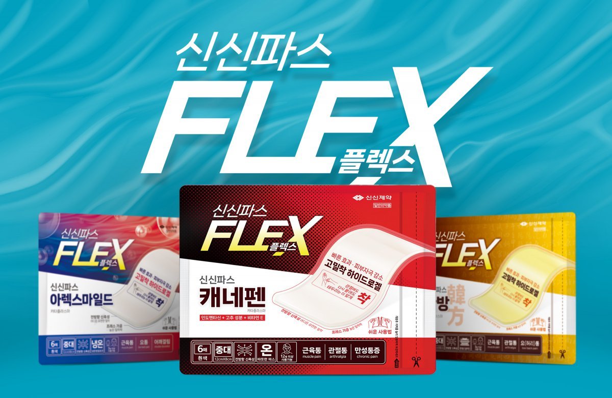 신신제약 ‘캐네펜 카타플라스마’ 출시…신신파스 플렉스 3종 라인업 완성