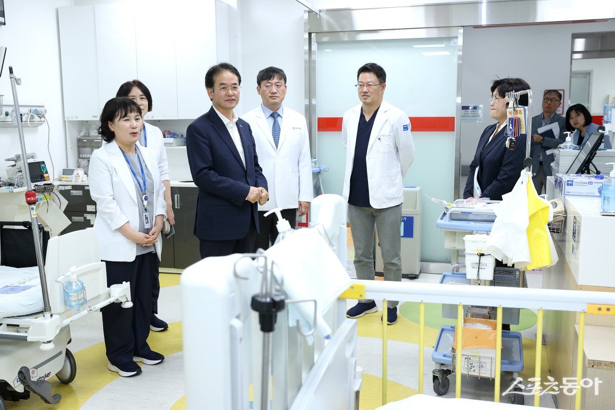 이동환 고양시장 “권역 응급의료센터 일산병원” 방문