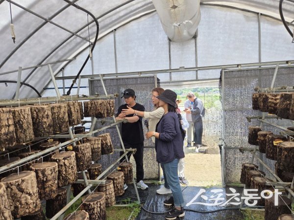 봉화군 버섯학교 교육생, 선진 농장 견학 통해 스마트 버섯 재배 기술 배워
