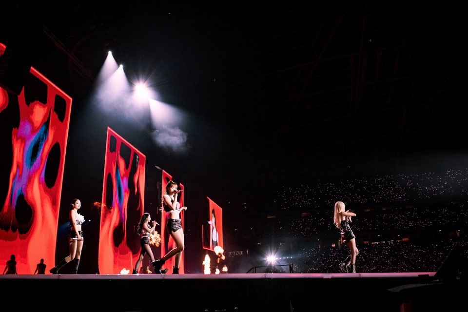 BLACKPINK on stage