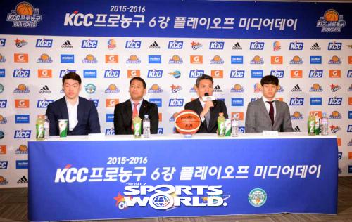 [SW포토]원주 동부-고양 오리온스,6강 플레이오프 미디어데이