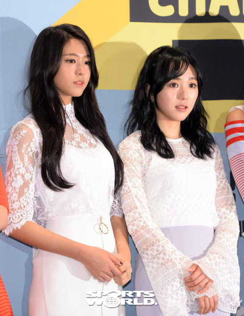 [SW포토]에이오에이 설현 민아,긴장되는 채널AOA