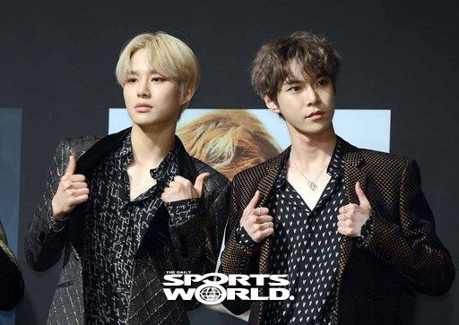 [SW포토]위 아 슈퍼휴먼, NCT127 정우-도영