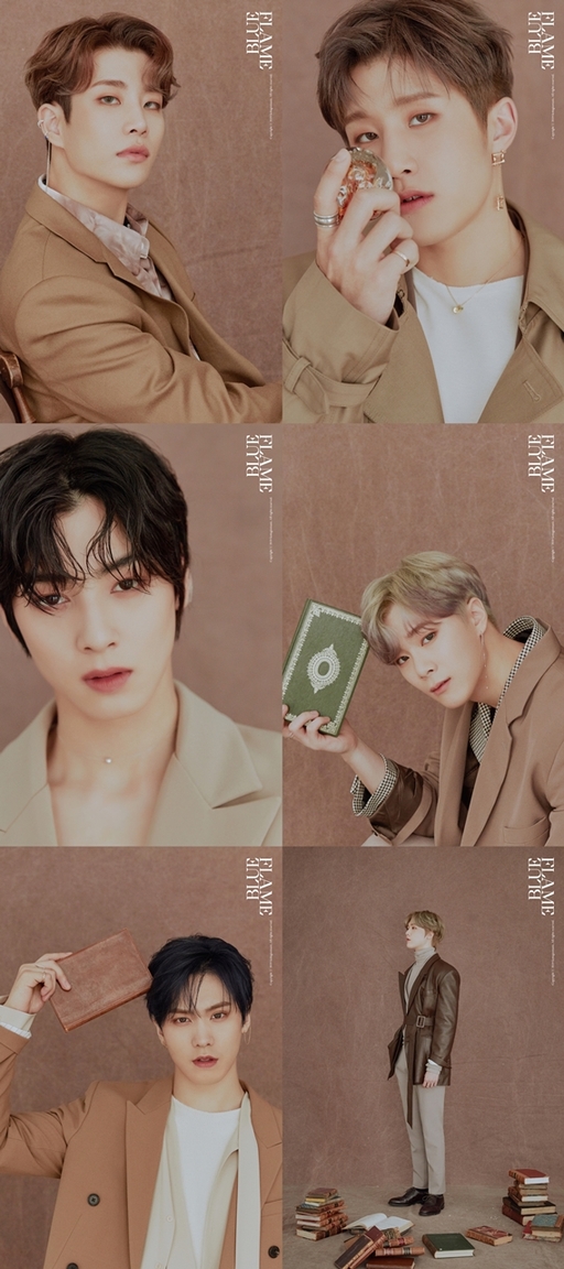 6人 6色 ‘책 읽어주는 남자’…아스트로 ‘블루 프레임’ 티저 이미지 공개
