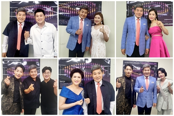 ‘드림콘서트 트롯’ 진성 “트로트 미래 밝다”…송가인·홍자·김호중·박군 등 격려