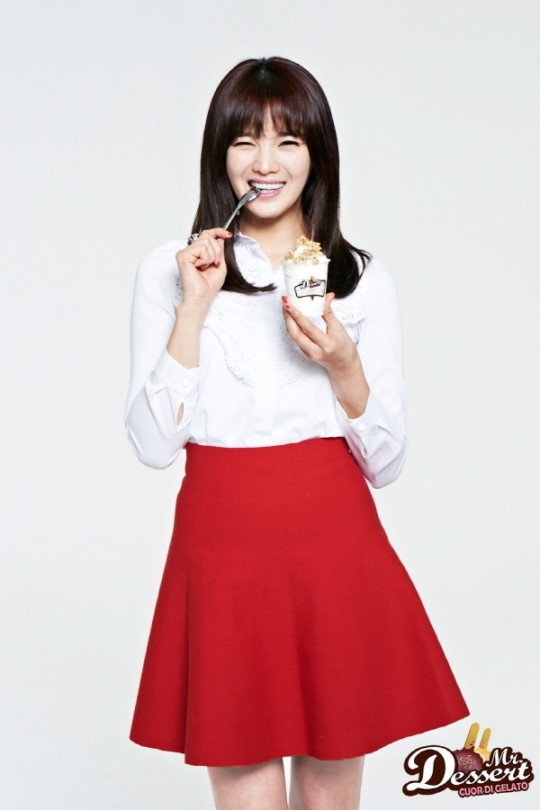 정가은, 디저트 카페 모델 발탁 달콤女 답네~
