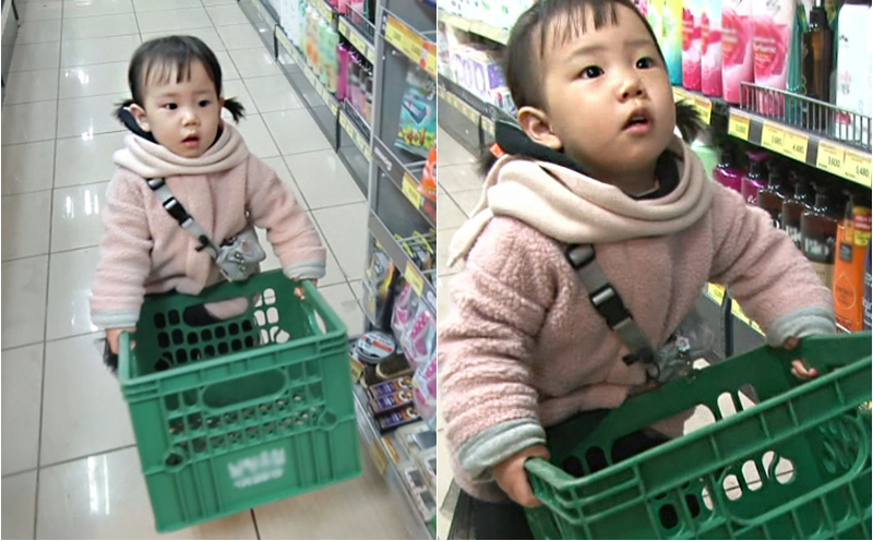 <슈퍼맨> 로희, 장보기 시작! 인형 미모 가득