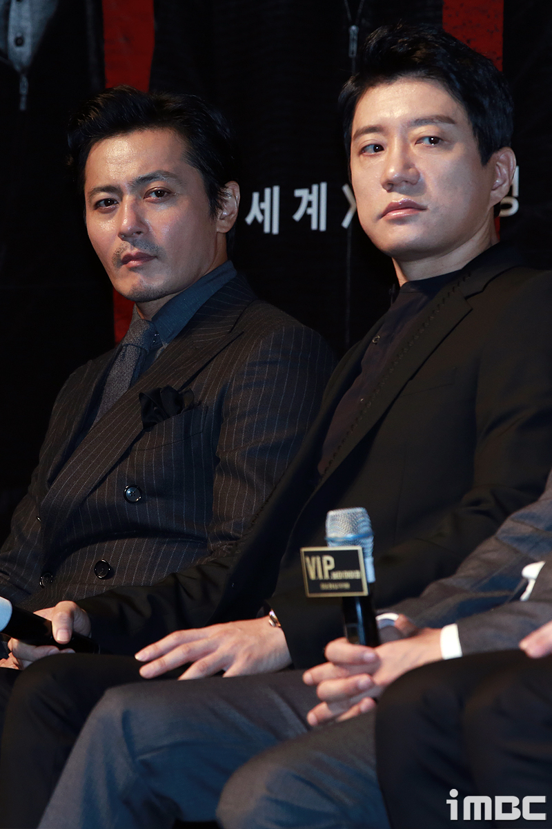 [포토] <브이아이피> 장동건-김명민, 동갑내기 배우의 아우라