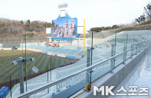 대구 라이온즈 파크 `관중의 안전을 생각한 강화 유리 안전 펜스` [MK포토]