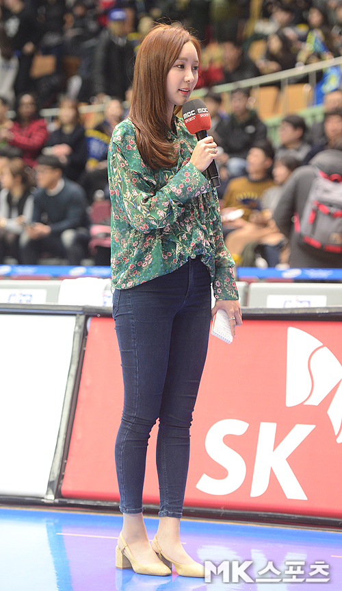 박지영 아나운서 `스키니진 패션의 정석` [MK포토]