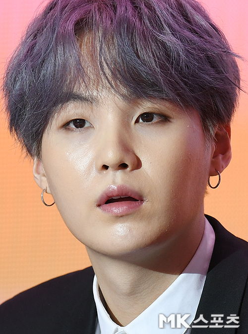 슈가 `질문에 초집중` [MK포토]