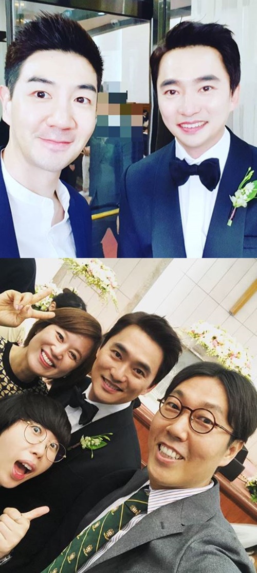 김석훈 결혼, 이상엽·한상진·김영철·황보 하객 참석 “축하해” [MK체크]
