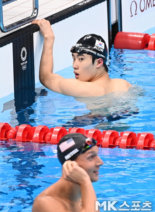 황선우, 자유형 50m까지 일정 종료…파리 기대감 키웠다 [도쿄올림픽]