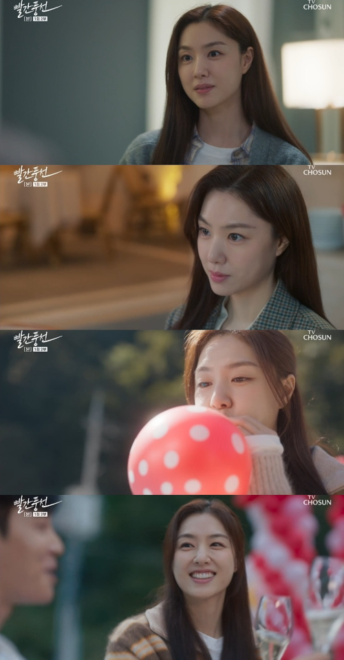 서지혜, ‘빨간 풍선’ 첫 등장…아슬아슬한 욕망 품은 눈빛[MK★TV뷰]