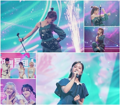 “김다현 맞아?”…아즈마 아키와 맞대결서 ‘록 다현’ 변신(한일톱텐쇼)[MK★TV컷]