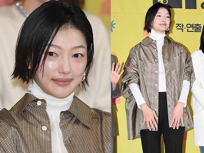 이엘, 42세 맞아? 가만히 있어도 우아함이 철철! 시선올킬 체크 셔츠룩