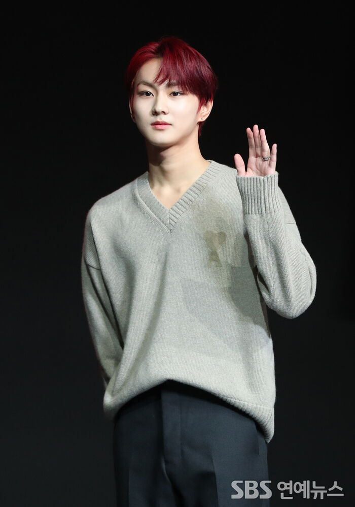 [E포토] 엔하이픈 정원, 레드 헤어로 강렬하게
