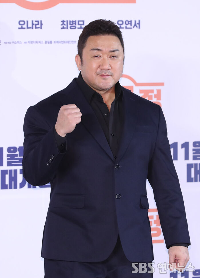 [E포토] 마동석, 이번엔 구강 액션이다